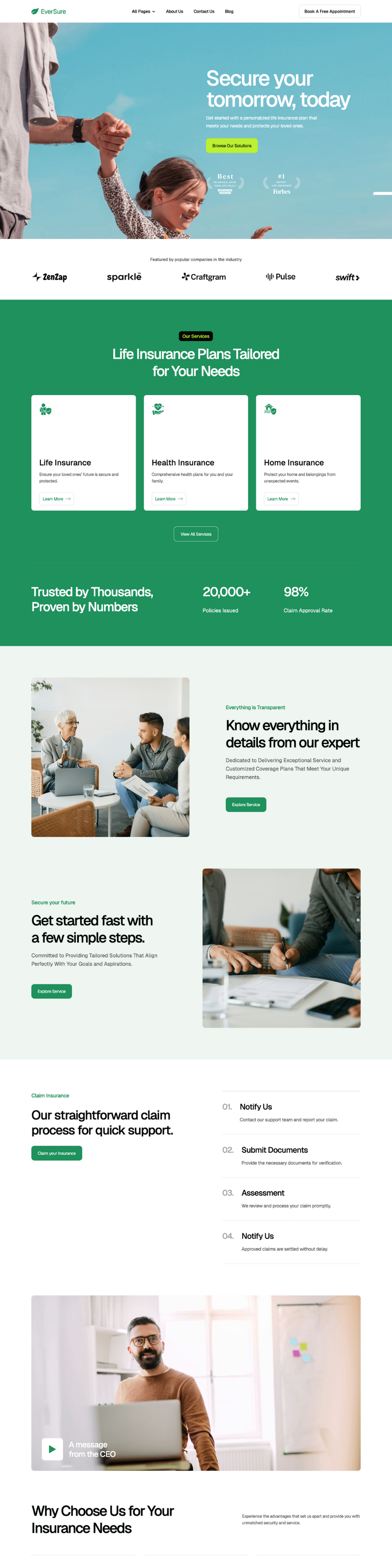 Insurance Broker Website