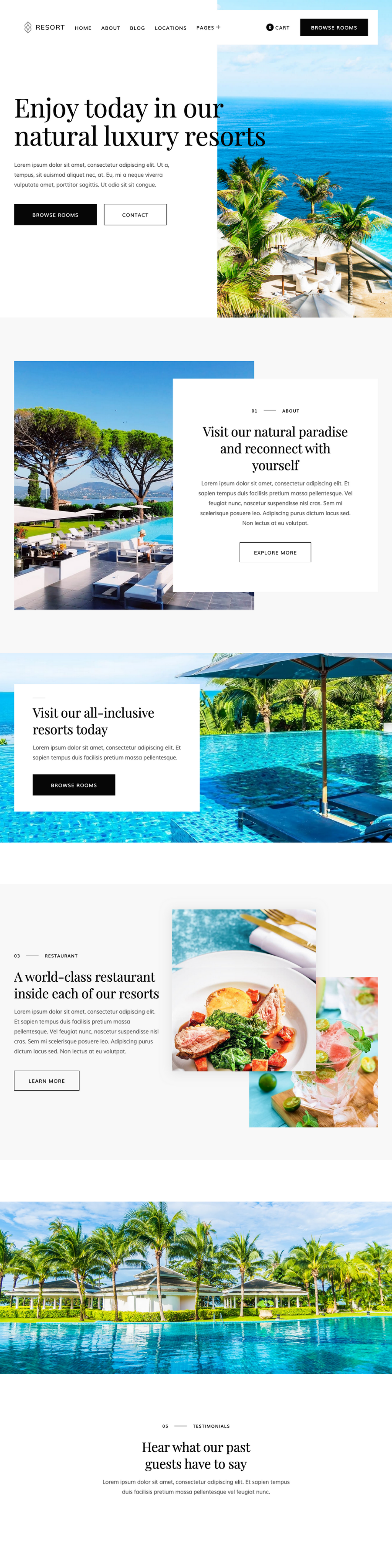 Resort Website