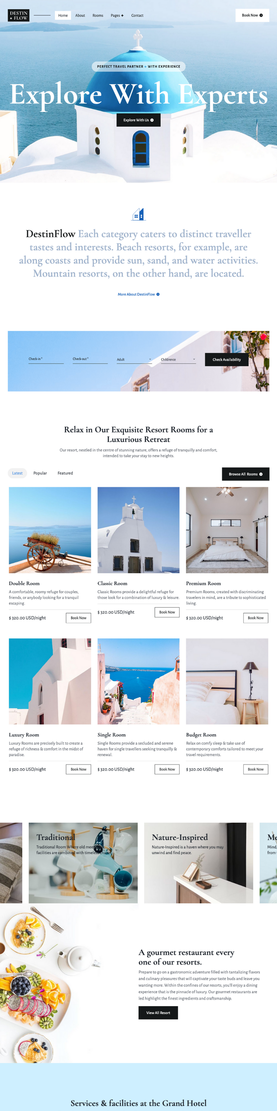 Tour Operator Website