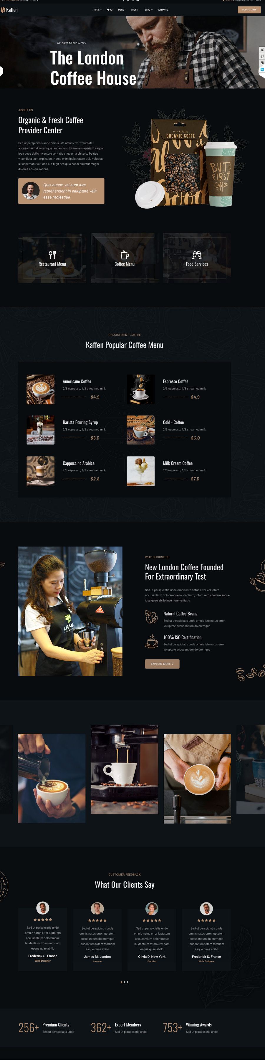 Cafe Website