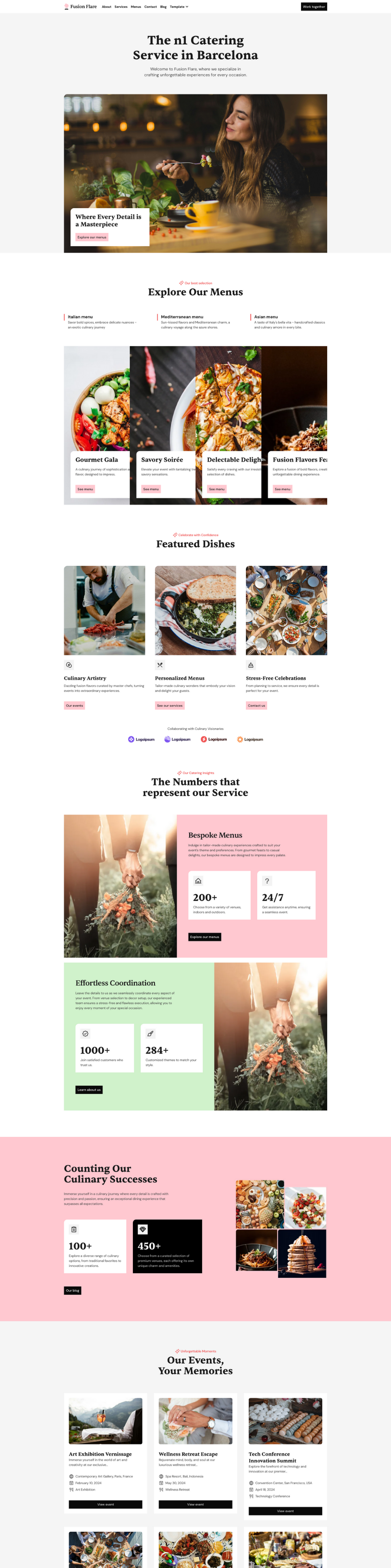 Catering Service Website