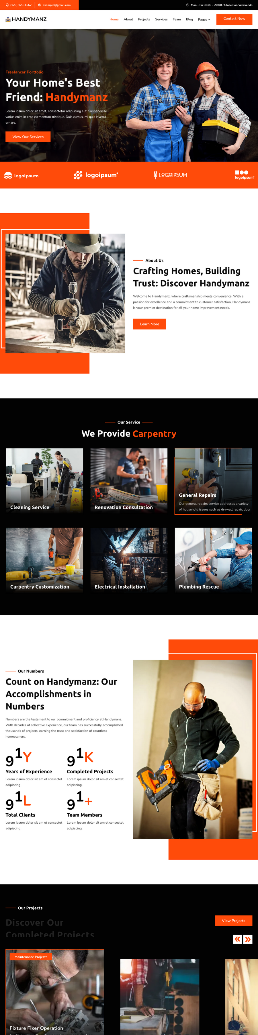 Handyman Website